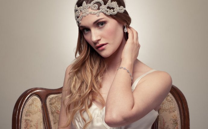 Bohemian bride wedding hair accessories handmade beaded