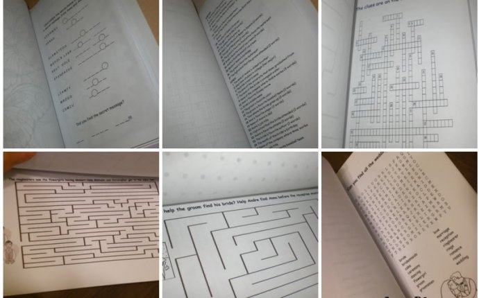 DIY Wedding Challenge: Activity Books for Kids - Project Wedding