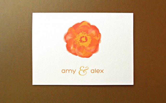 Personalized Wedding Stationery / Wedding Thank You Cards / Thank