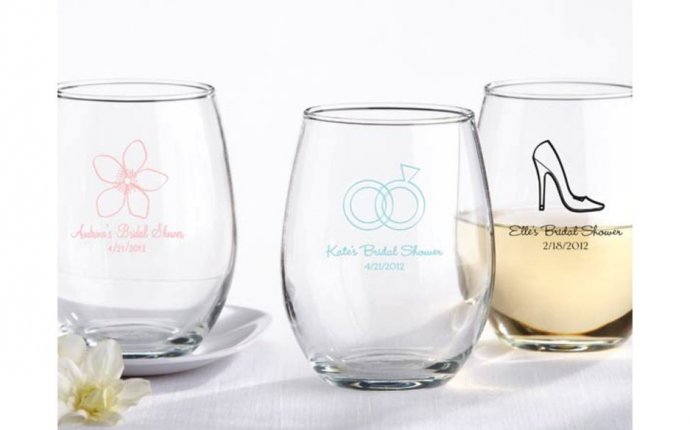 Sweet personalized wedding guest favor pails