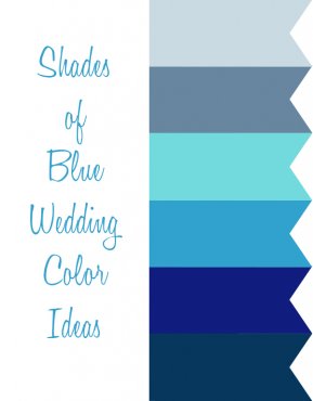 6 shades of blue wedding color ideas for 2015 trends