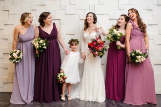 berry bridesmaid dresses