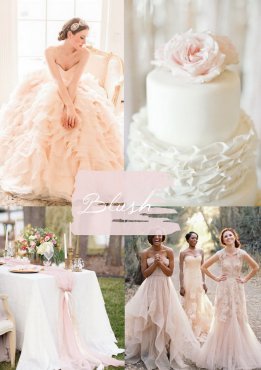 Blush Wedding Color Scheme for Spring Summer Wedding Ideas 2015