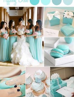 classic tiffany blue wedding color ideas