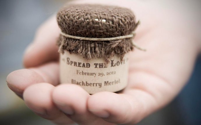 Personalized Rustic Wedding Favors