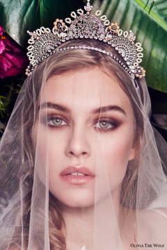 olivia the wolf headpieces 2016 bridal accessories delphine boho tiara gorgeous wedding hair piece veil
