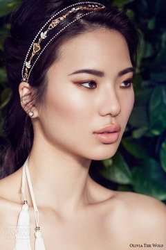 olivia the wolf headpieces 2016 bridal accessories mila ornament headband vintage gold bride hair
