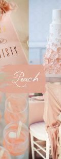 Peach Wedding Color Ideas and Wedding Decoration Inspiration 2015