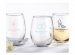 Wedding favors Stemless Wine glasses