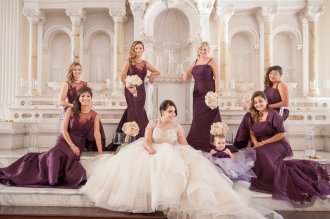 purple bridesmaid dresses