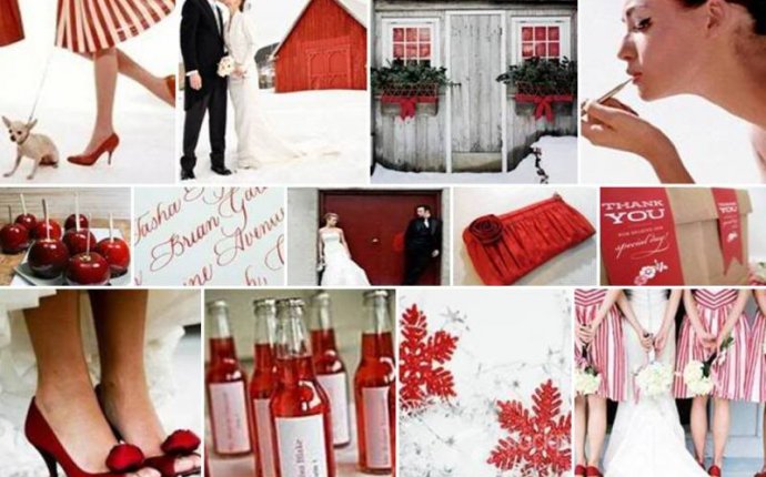 Popular winter wedding colors