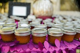 Try homemade wedding favors such as honey, jam, butter, soap, candles, or even beer! | Inexpensive Wedding Favor Ideas