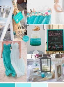 turquoise wedding color scheme for beach seaside wedding turquoise wedding color scheme for beach seaside wedding