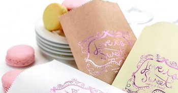 Wedding candy favor bags