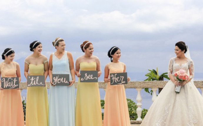 Pastel colors for wedding Motif