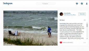 wedding proposal outer banks beach